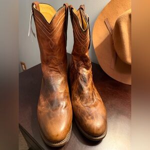Roper Men's Rustic Leather Boots